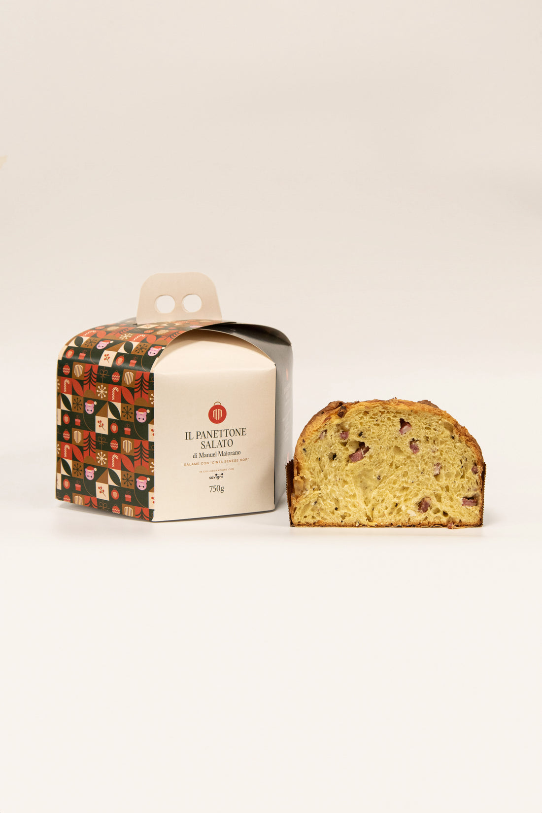Il Panettone Salato di Manuel Maiorano in collaborazione con Savigni: un Connubio Eccellente tra Tradizione e Innovazione con la nostra "Cinta Senese D.O.P."