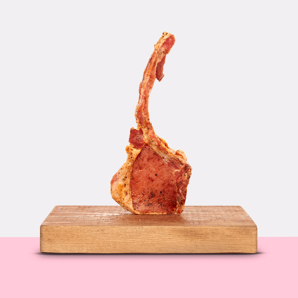 Tomahawk di suino Sambucano al BBQ circa 400g. - €/kg 22,00