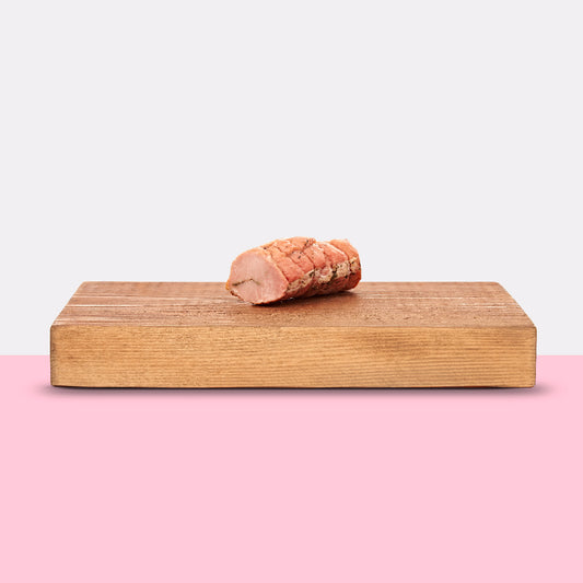 Pork loin with chestnut beer in oil approx. 290 gr - €/KG 24.90