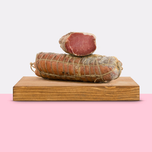 Sambucano Organic Seasoned Loin 400g. - €/kg 25,00
