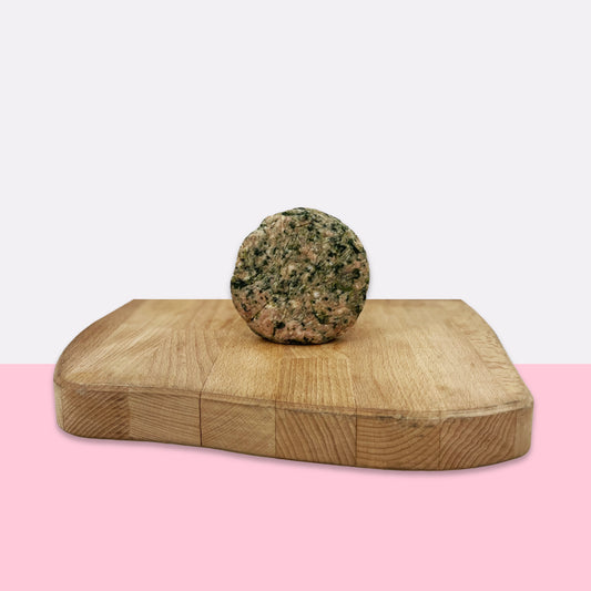 Meat burger with spinach 130 g - €/kg 16,90
