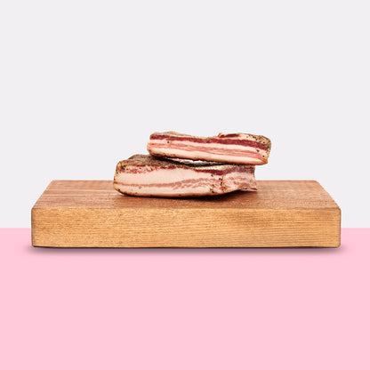 Pancetta tesa bio da "Cinta Senese DOP"  400g. - €/kg 28,40